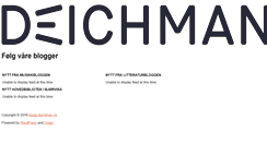 Desktop Screenshot of blogg.deichman.no