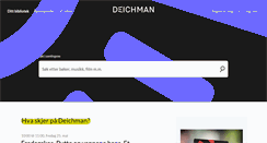 Desktop Screenshot of deichman.no
